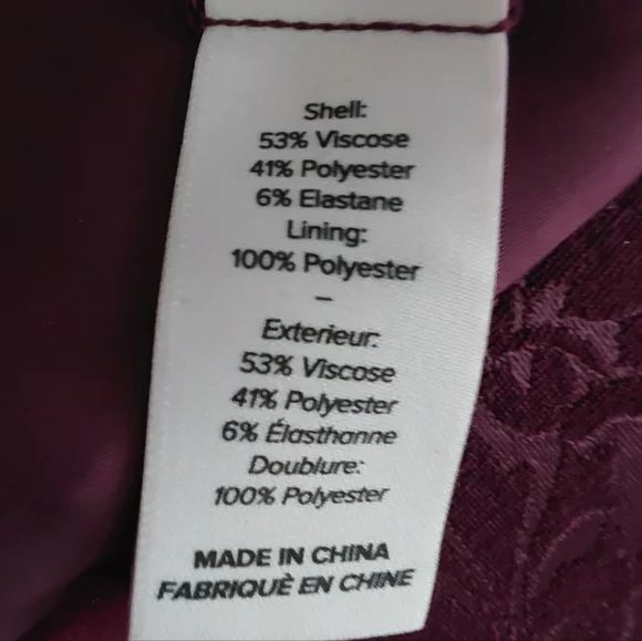 NWT...CINQ @ SEPT FAYE FLORAL BAROQUE SATIN JACQUARD 2 PIECE SUIT 8 - Picture 12 of 13